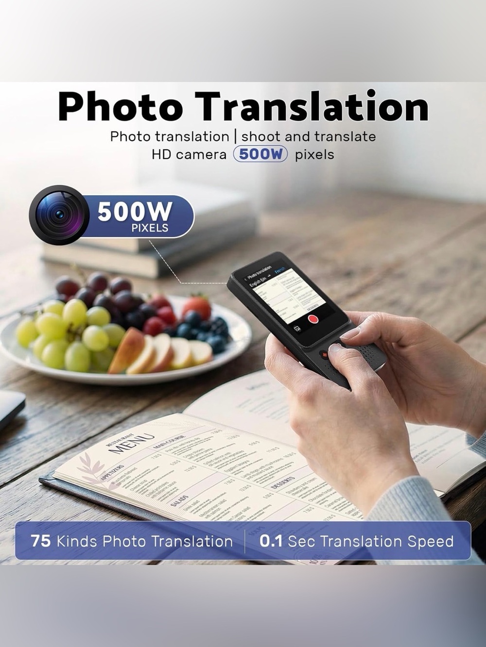 NEW AI Language Translator Device with Camera - Picture 6 of 8